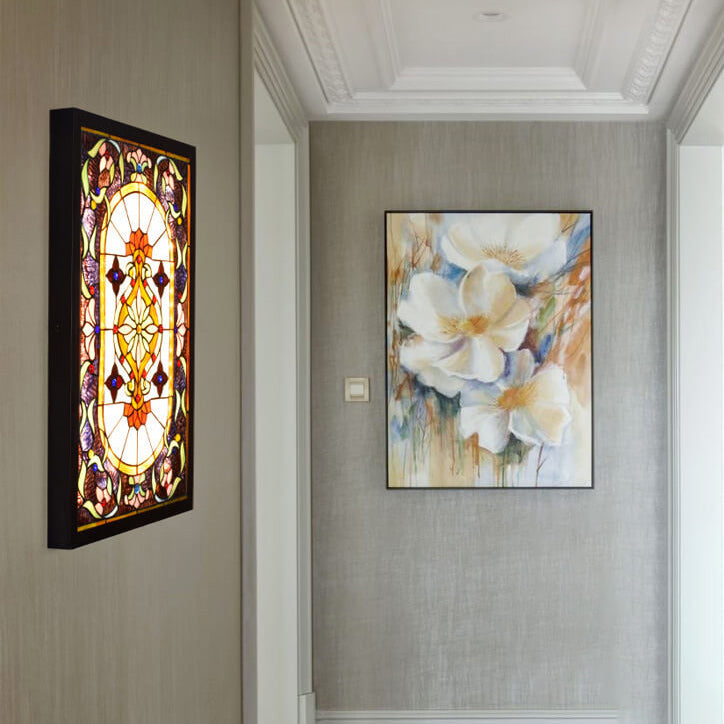 Creative Luxury Stained Glass Tiffany LED Wall Sconce Lamp