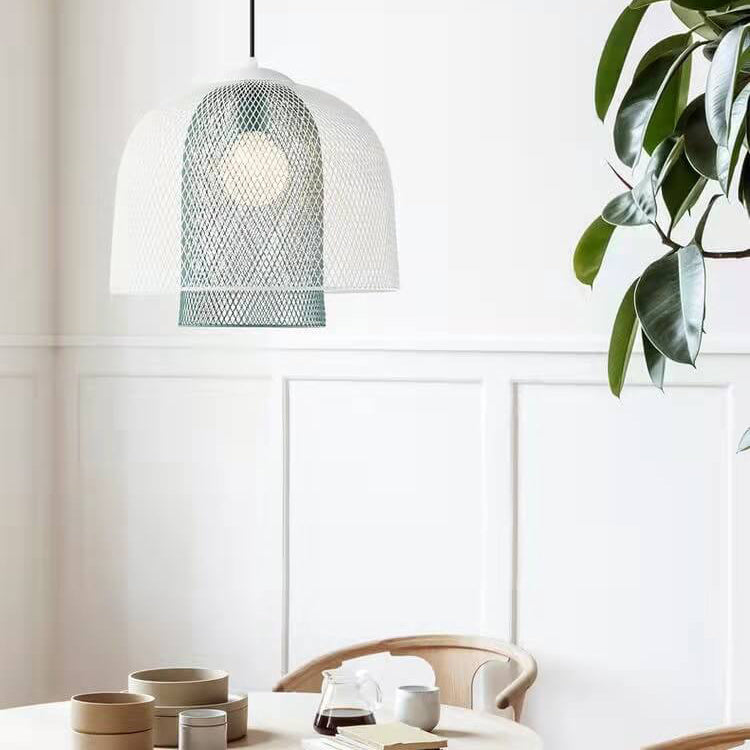 Nordic Creative Simple Birdcage Design 1-Licht-Pendelleuchte 