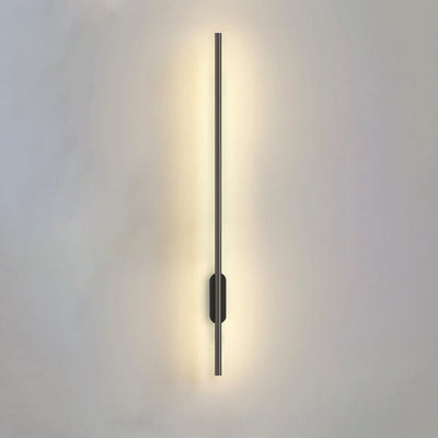Applique murale LED en forme de bois, lumière moderne et luxueuse, longue bande en aluminium, lampe 