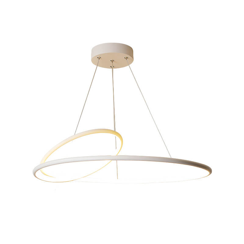 Modern Minimalist Round Iron LED Chandelier