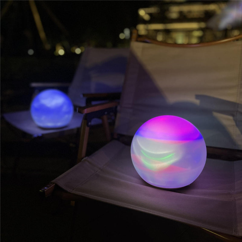 Modern Creative Orb USB Rechargeable LED Ambient Light Table Lamp