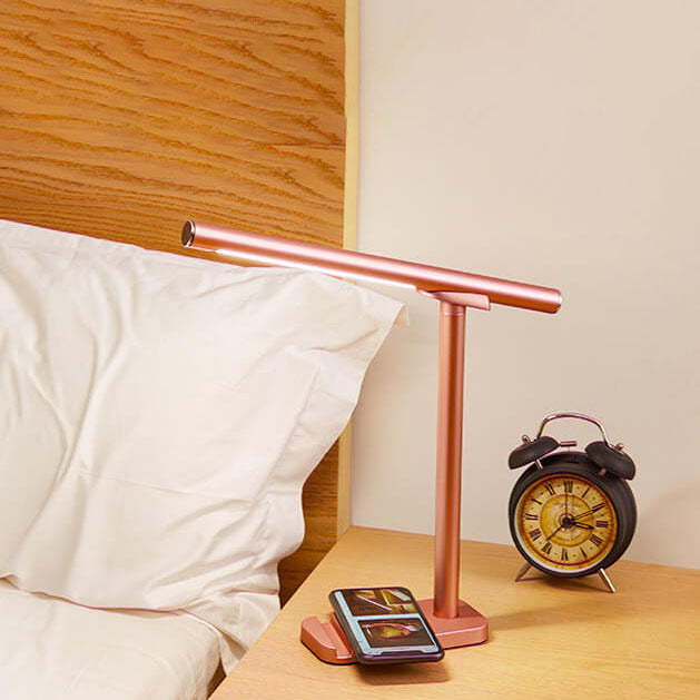 Lampe de bureau LED de soins oculaires pliable multifonctionnelle créative 