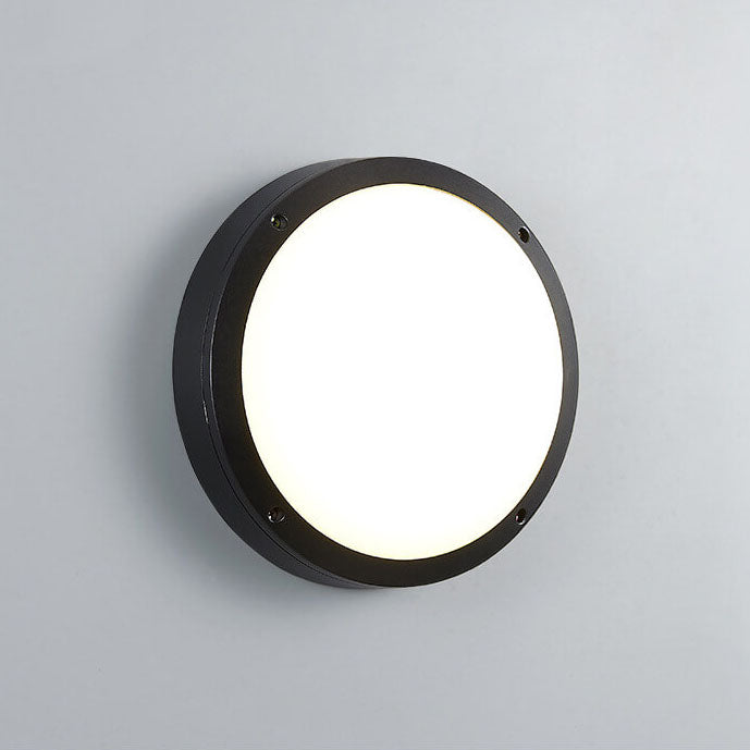 Lumière de plafond LED ronde créative extérieure étanche en aluminium acrylique 