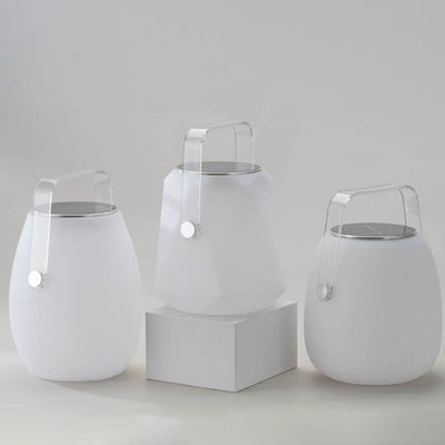 Lumière de camping portable à LED avec télécommande solaire de simplicité contemporaine pour patio extérieur 
