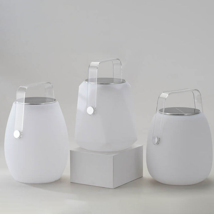 Lumière de camping portable à LED avec télécommande solaire de simplicité contemporaine pour patio extérieur 