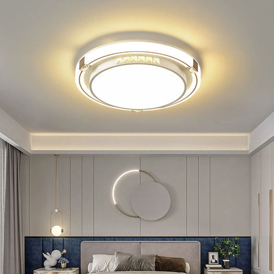 Modern Luxury Rectangular/Square/Round Crystal Decorative LED Flush Mount Ceiling Light