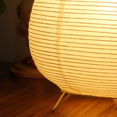 Nordic Minimalist Xuan Paper Lantern 1-Light Table Lamp