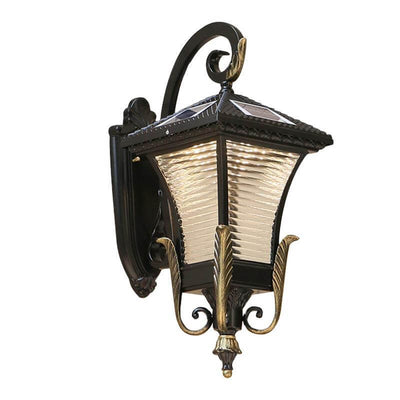 European-style Retro Aluminum Waterproof Outdoor 1-Light Wall Sconce Lamp