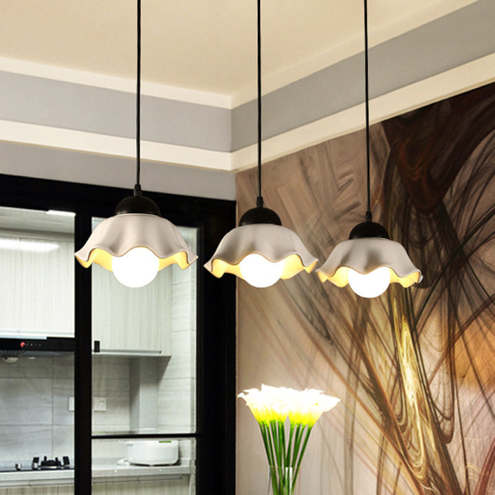 Luminaire suspendu en céramique à 1/3 lumières Nordic Rustic Hardware 