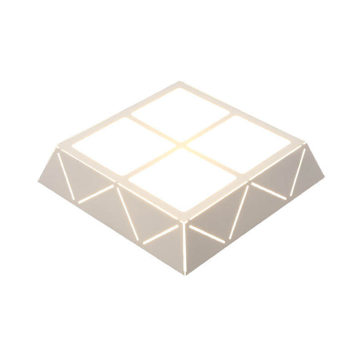 Minimalist Square 1-Light LED Flush Mount Ceiling Light