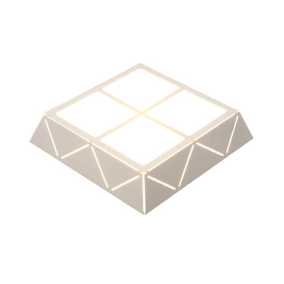 Minimalist Square 1-Light LED Flush Mount Ceiling Light