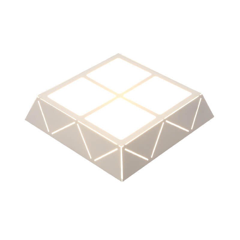 Minimalist Square 1-Light LED Flush Mount Ceiling Light