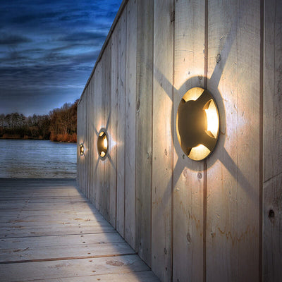 Luz de paisaje insertable en el suelo LED impermeable minimalista moderna 