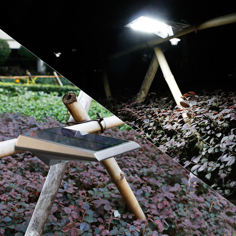 Solar Outdoor Human Sensor 18 LED Landscape Wall Sconce Lamp