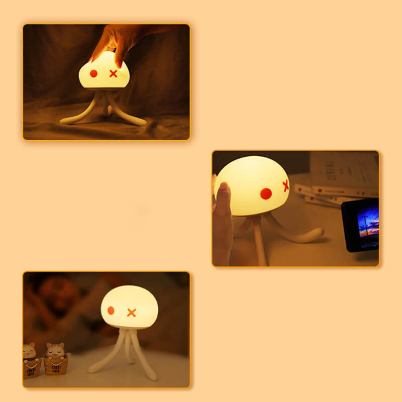 Lámpara de Mesa LED de Medusa Creativa de Silicona 
