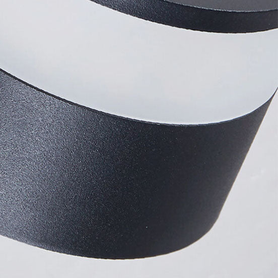 Modern Solid Color Cylinder Aluminum LED Flush Mount Light