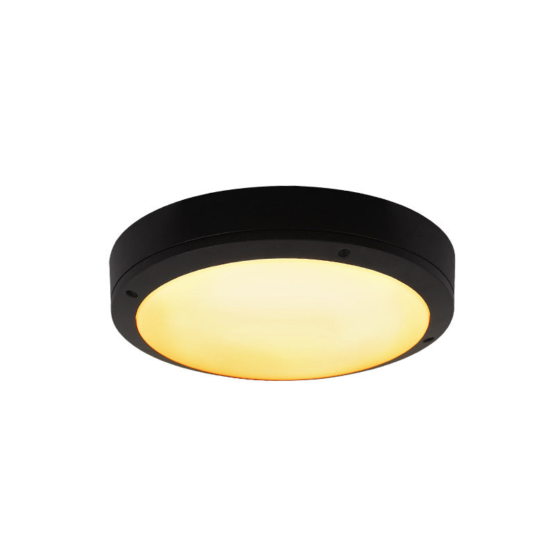 Plafonnier encastré à LED étanche en aluminium rond simple extérieur octogonal 