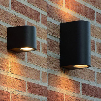 Applique murale LED à Double tête en aluminium, couleur unie, moderne, étanche, pour l'extérieur 