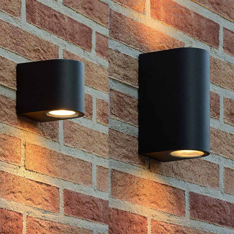 Applique murale LED à Double tête en aluminium, couleur unie, moderne, étanche, pour l&