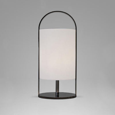 Nordic Minimalist Fabric Column Ring 1-Light Tischlampe