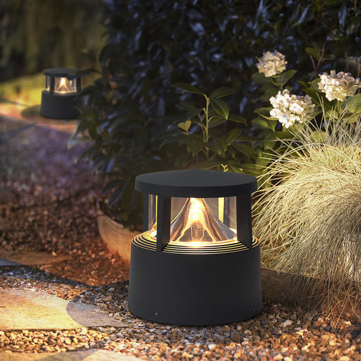 Modern Creative Cylindrical 1-Light  Outdoor Lawn Landscape Light
