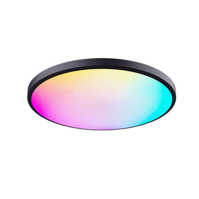 ضوء سقف LED ذو أجواء قابلة للتعتيم مع جهاز تحكم عن بعد دائري RGB 
