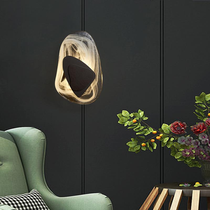 Nordic Modern Creative Crystal Glass Wall Sconce Lamp