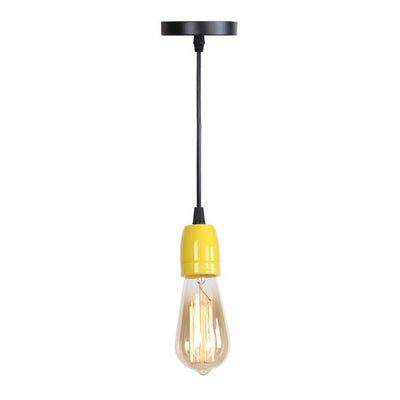 Modern Minimalist Industrial Colorful Solid Color Ceramic 1-Light Pendant Light