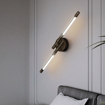 Modern Light Luxury Cylindrical All-copper LED Wall Sconce Lamp