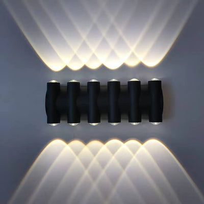 Modern Aluminum Telescope Waterproof Garden LED Outdoor Light Wall Sconce Lamp