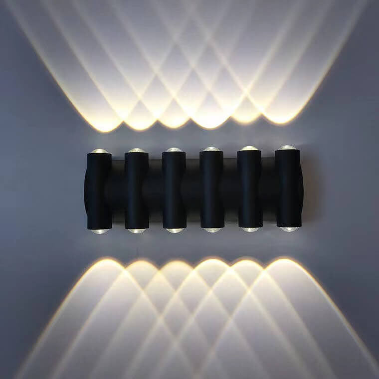 Modern Aluminum Telescope Waterproof Garden LED Outdoor Light Wall Sconce Lamp