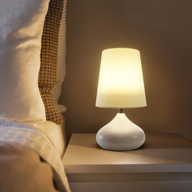 Moderne Einfachheit ABS Lampenschirm Mehrfachschalter Optionen LED Tischlampe 