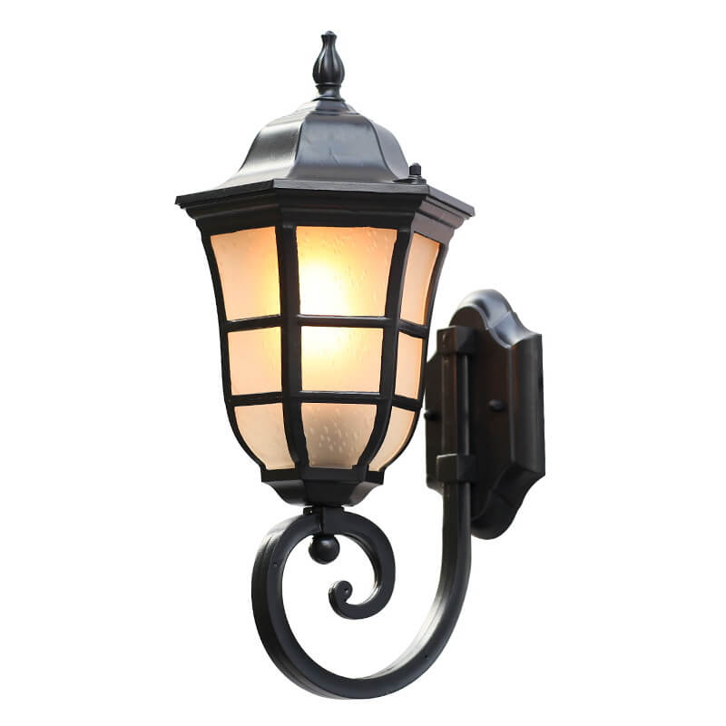 European Retro Outdoor Waterproof Anti-rust 1-Light Wall Sconce Lamp