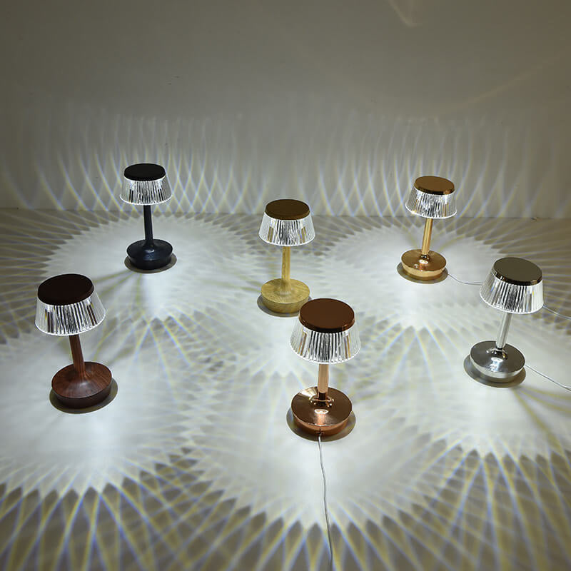 Creative Crystal Mushroom LED Night Light Table Lamp