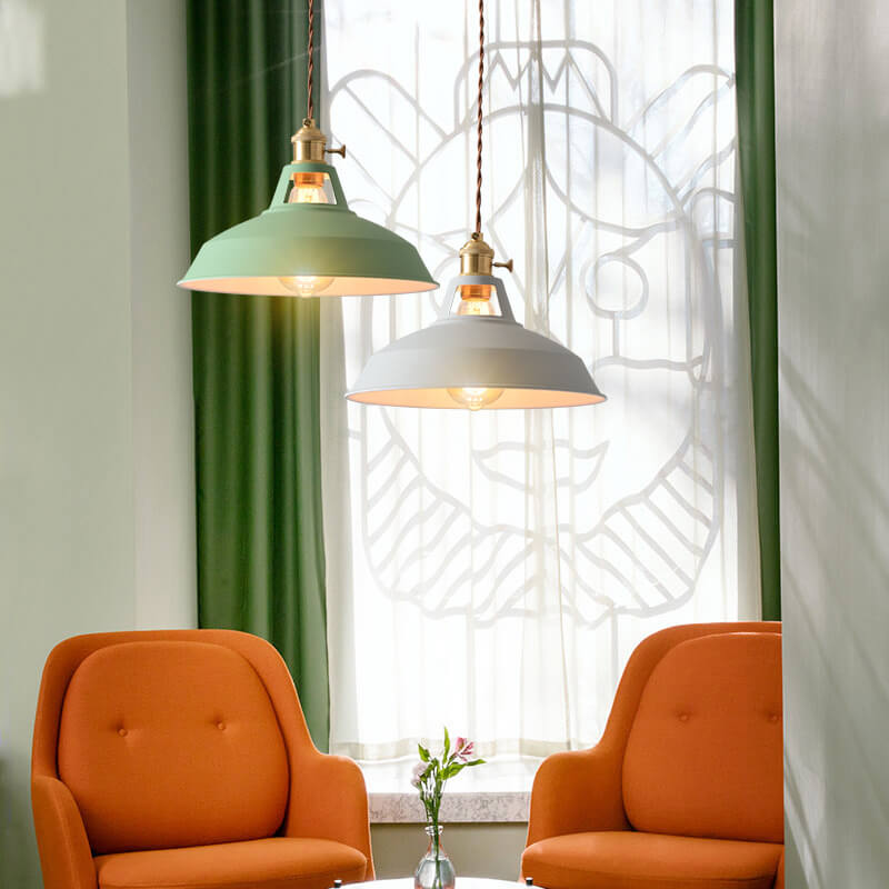 Moderne, minimalistische Makronen-Eisen-1-Licht-Pendelleuchte 