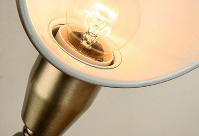 Lampe de Table 1 Lumière avec Protection des Yeux en Fer Industriel Simple 