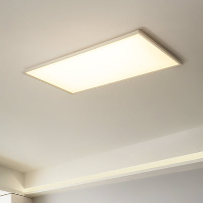 إضاءة LED مثبتة على السقف مستطيلة الشكل من الحديد والألمنيوم بتصميم حديث وبسيط 