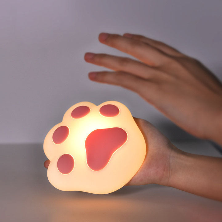 Lámpara de mesa con luz nocturna LED con forma de sofá de silicona creativa 