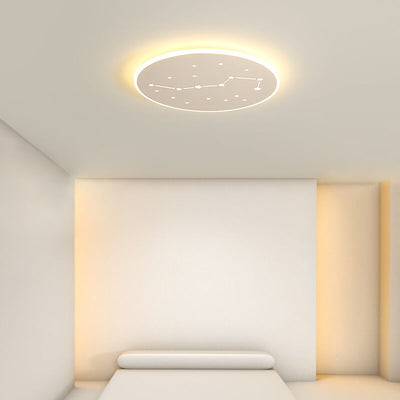 Modern Creative Dipper Round LED Flush Mount Ceiling Light