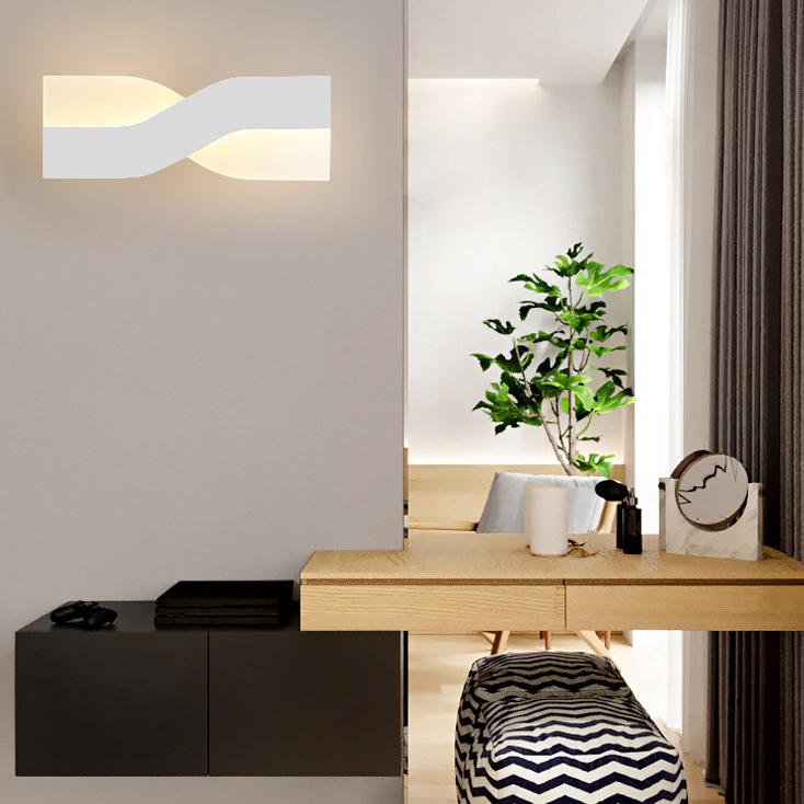 Nordic Post-modern Minimalist Rectangular Rotatable LED Wall Sconce Lamp