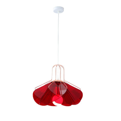 Modern Rose Petal  1-Light LED Pendant Light