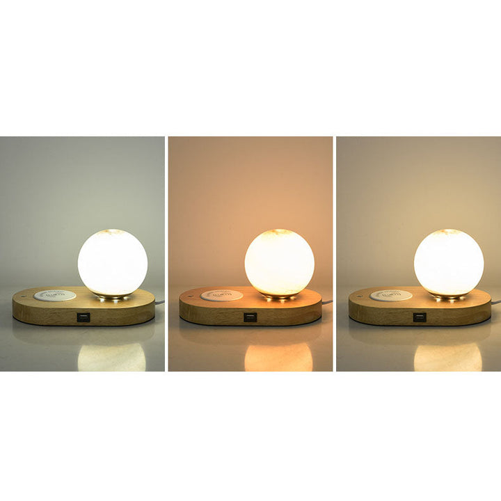 Moderne kreative Mond-anschließbare USB-Tischlampe mit 1 Licht 