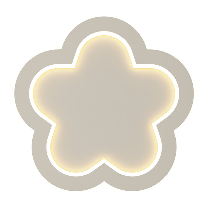 Lampe murale LED en forme créative moderne en fer et acrylique 