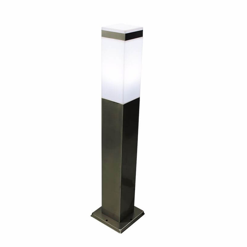 ضوء مسار LED مقاوم للماء عمود مربع حديقة خارجية 