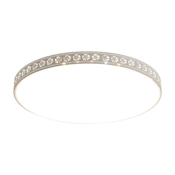 Moderna Minimalista Flor de Ciruelo Redonda LED Empotrada Luz de Techo 