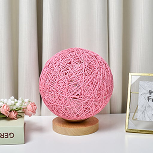 Modern Minimalist Hemp Vine Weaving 1-Light LED Table Lamp