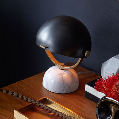 Modern Minimalist Marble 1-Light Table Lamp