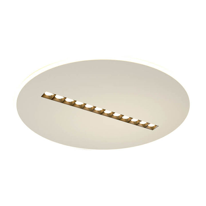 Projecteurs ronds plats simples et modernes, plafonnier à montage encastré à LED 