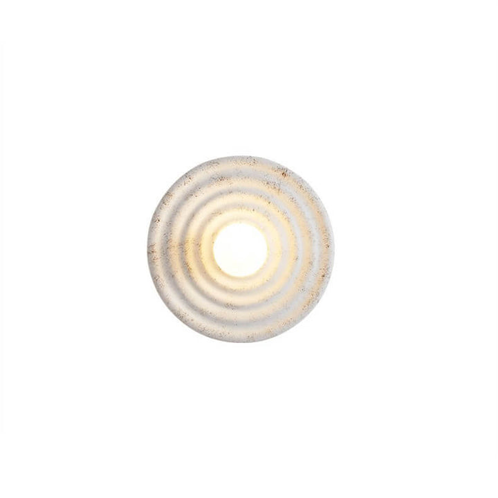 Lámpara Aplique de Pared de 1 Luz Redonda de Resina Minimalista Moderna 