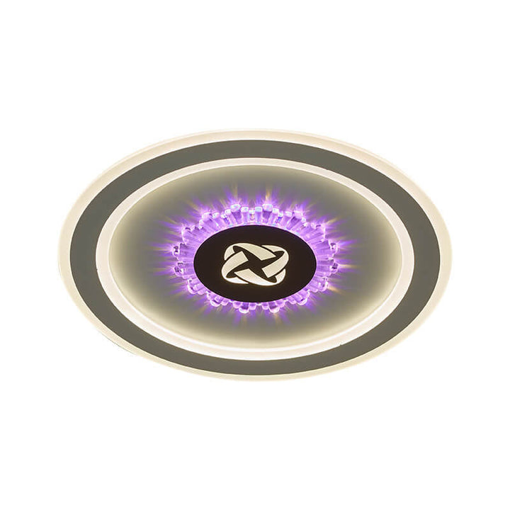 Luz de montaje empotrado LED simple de acrílico redondo 